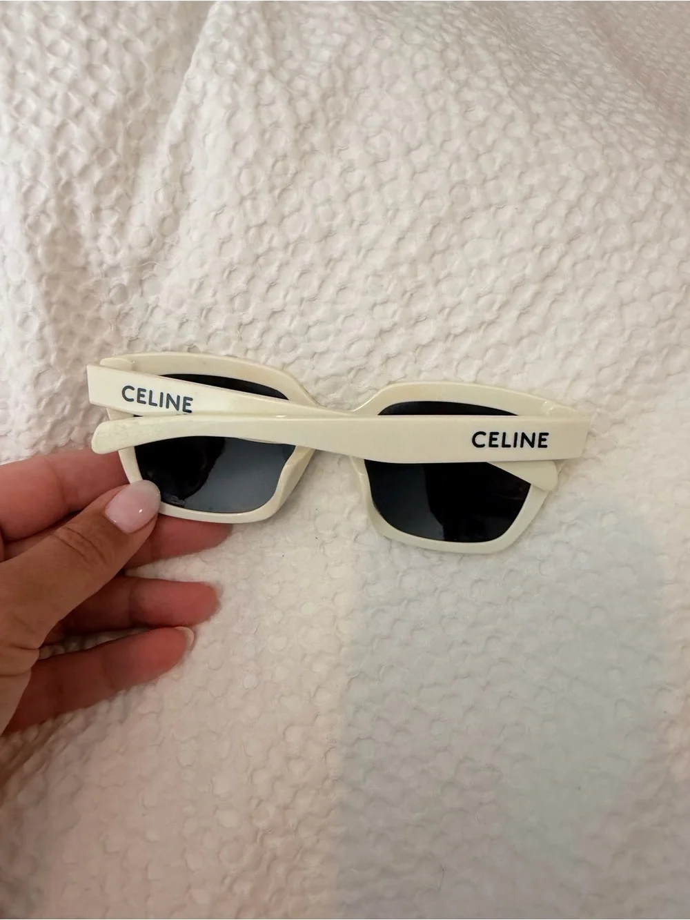 CELINE Monochroms 03 Ivory Butterfly Sunglasses